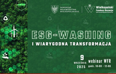WEBINAR WFR | ESG-washing i wiarygodna transformacja