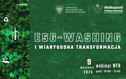WEBINAR WFR | ESG-washing i wiarygodna transformacja
