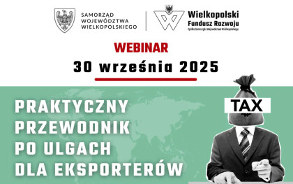 WEBINAR WFR | Praktyczny przewodnik po ulgach dla eksporterów