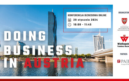 WFR: KONFERENCJA ONLINE | „Doing Business in Austria”